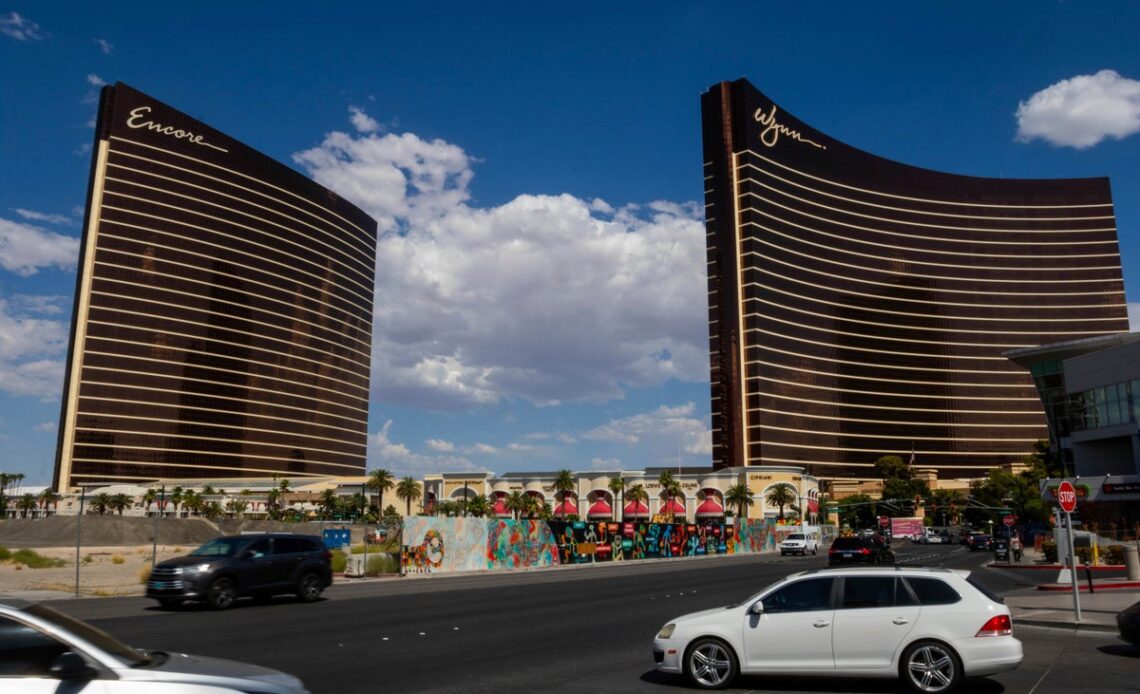 Man spends $200,000 posting offensive messages on the side of Hilton hotel in Las Vegas