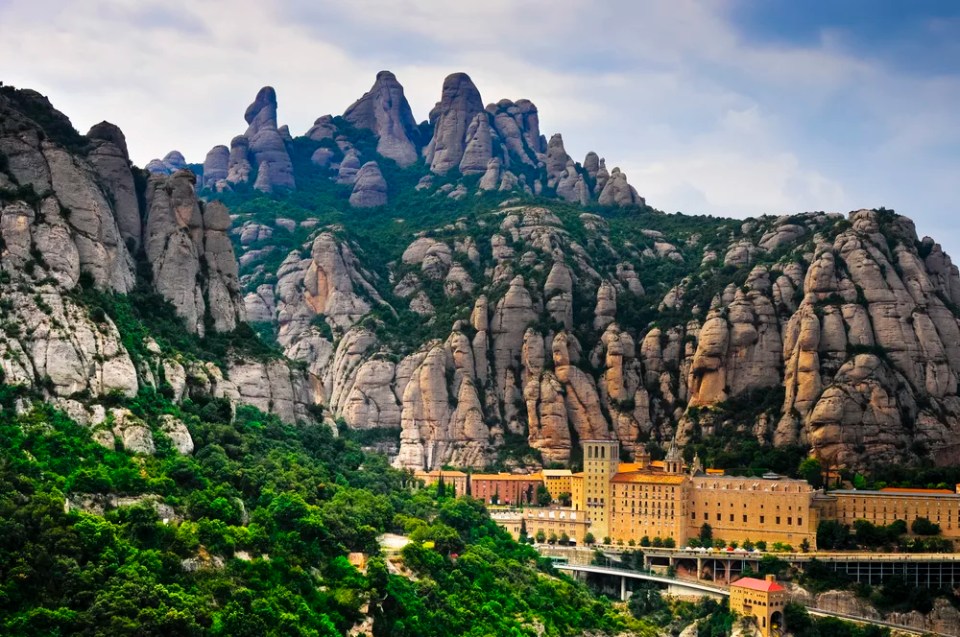 Montserrat Monastery  in the mountains
