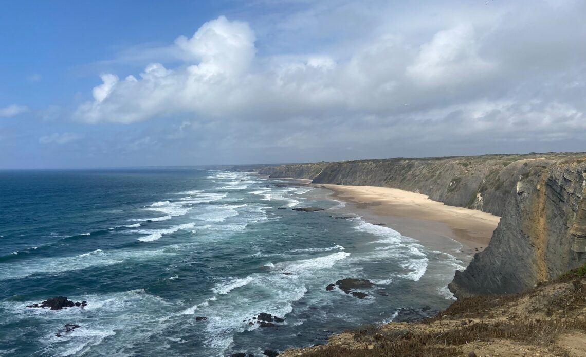 View while hiking in Portugal along the Costa Vicentina (photo: Meriel Poolman)
