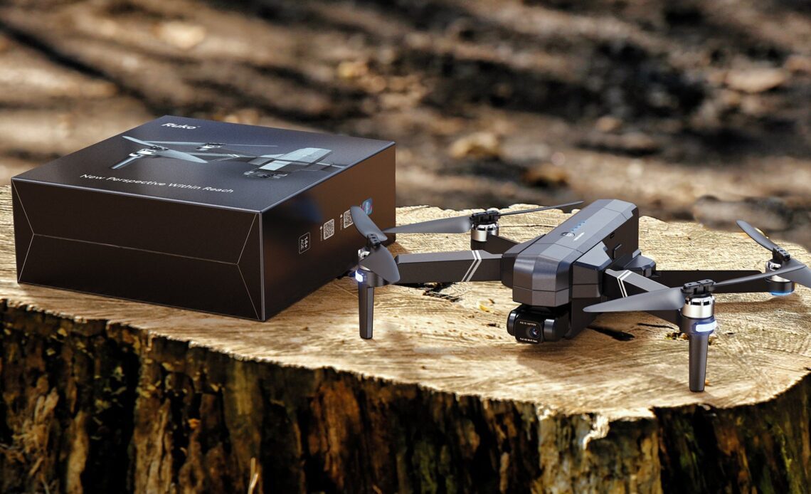 The Ruko F11GIM2, a compact drone great for backpackers.