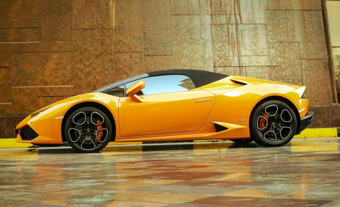 Consider a yellow Lamborghini Huracan when looking at car rentals in Dubai (photo: Ram Kumar)