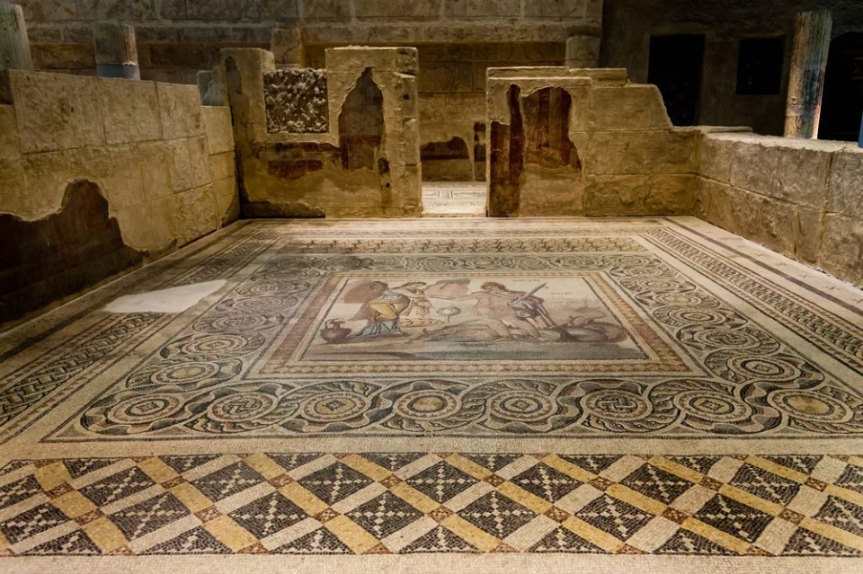 The Zeugma Mosaic Museum in Gaziantep Turkey.