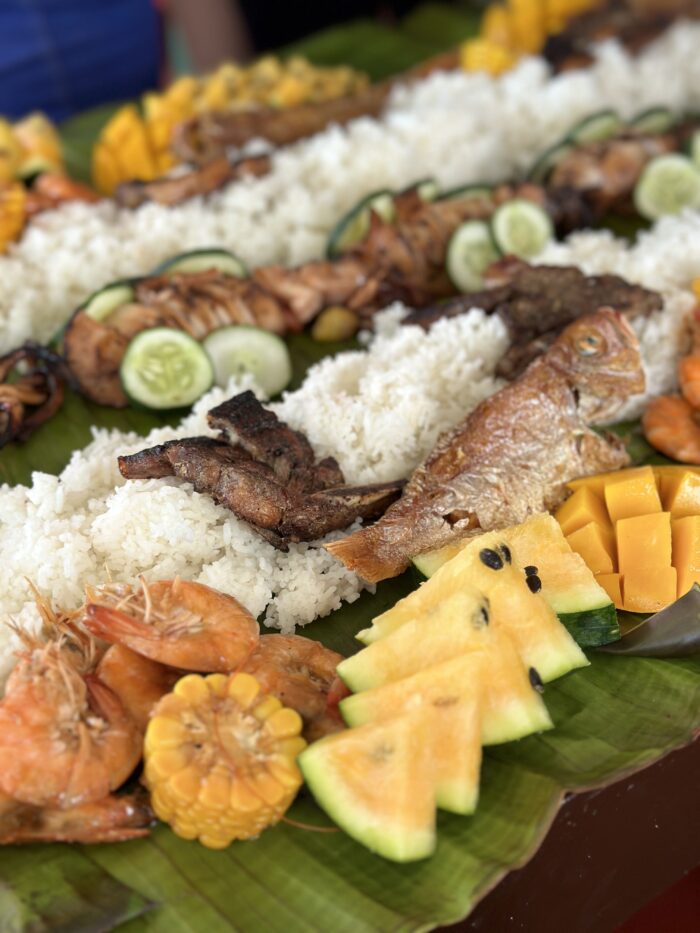 Boodle Fight in Burias Island