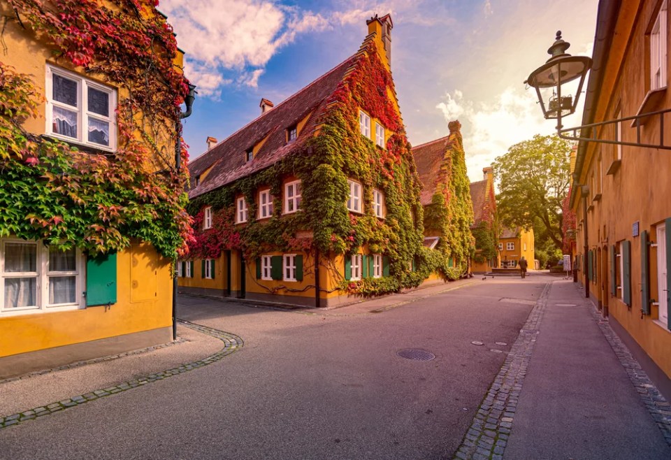 The Fuggerei is the world's oldest social housing complex still in use. It is a walled enclave within the city of Augsburg, Bavaria, Germany