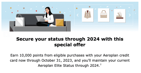 Aeroplan Credit Cards: Extend Your Elite Status Through 2024! (Targeted)