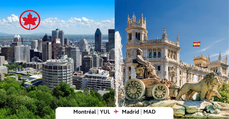 Air Canada Launches New Montreal – Madrid Route, Increases Summer Capacity