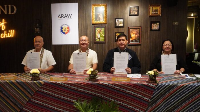 Araw Hospitality Group Sets the Benchmark for PH Hospitality as it Inks MOA with National Commission on Indigenous Peoples
