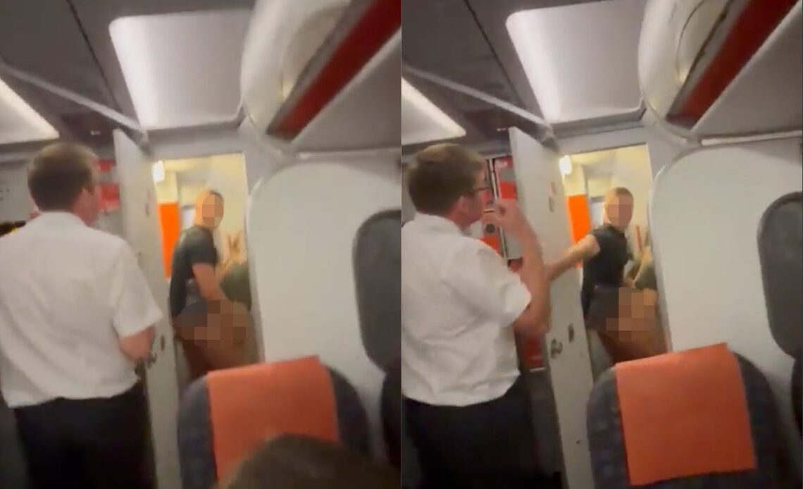 Couple escorted off plane after being caught having sex in toilet on easyJet flight