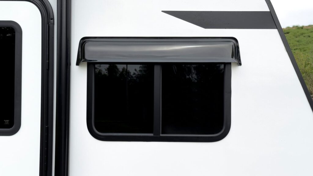 What are RV window rain guards?