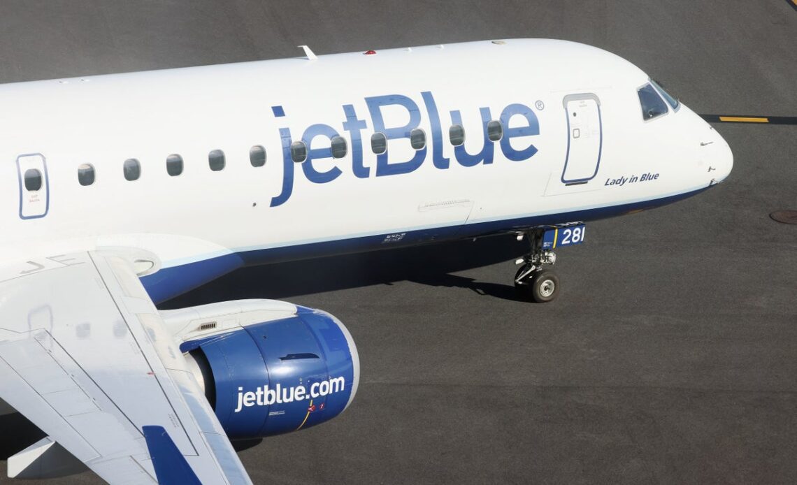 Eight people hospitalised after JetBlue flight to Florida hit by severe turbulence