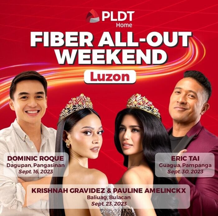 Get set for a star-studded PLDT Home Fiber All-Out Weekend