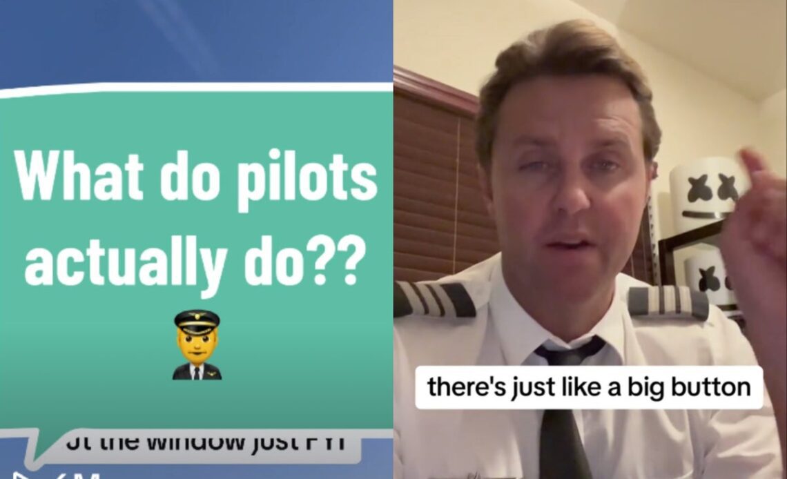 Pilot debunks myth of job after passenger claims they ‘do nothing’