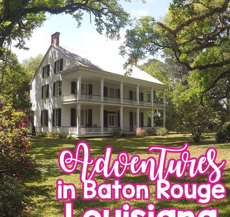 Things to do in Baton Rouge Pinterest Image