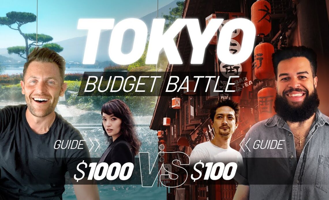 The perfect day in TOKYO (during a TYPHOON!)| Budget vs Luxury