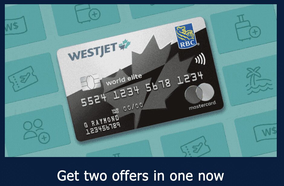 WestJet RBC World Elite Mastercard: $0 Companion Voucher + First Year Free (Targeted)