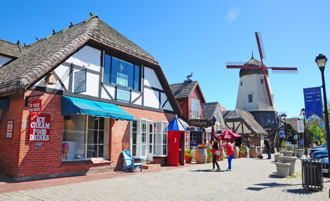 Solvang Danish village in Santa Barbara County, California