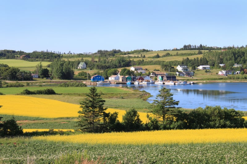 Prince Edward Island, Canada summer landscape