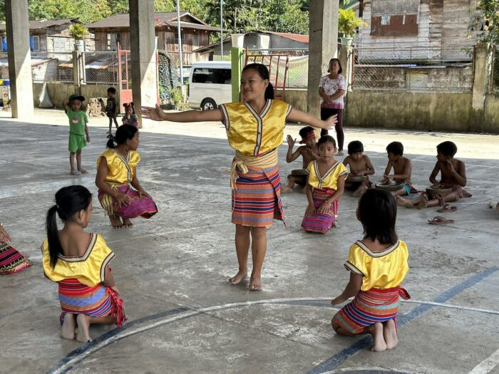 Kids at Naneng Heritage Village