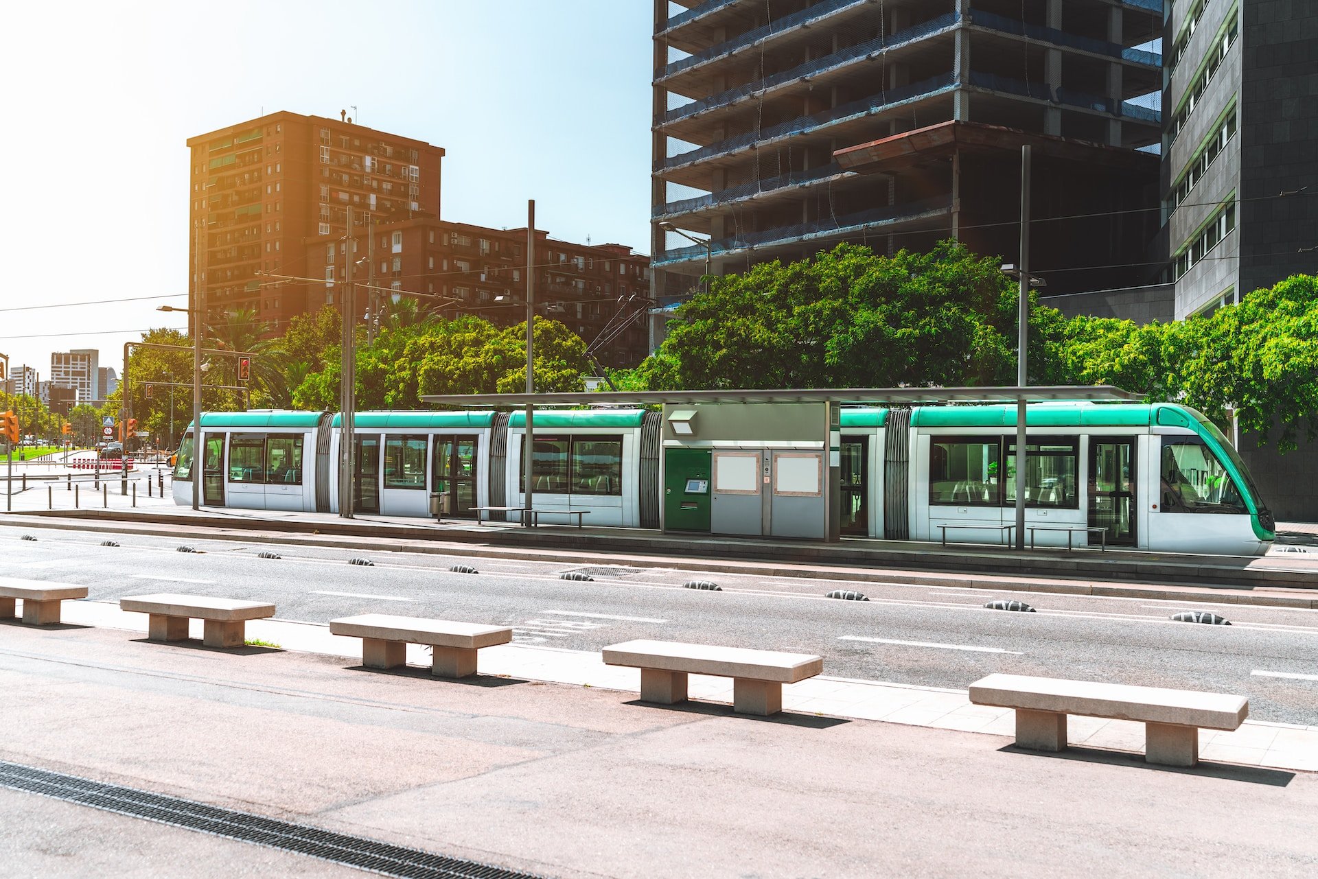 Light rail in Barcelona (photo: Getty Images)