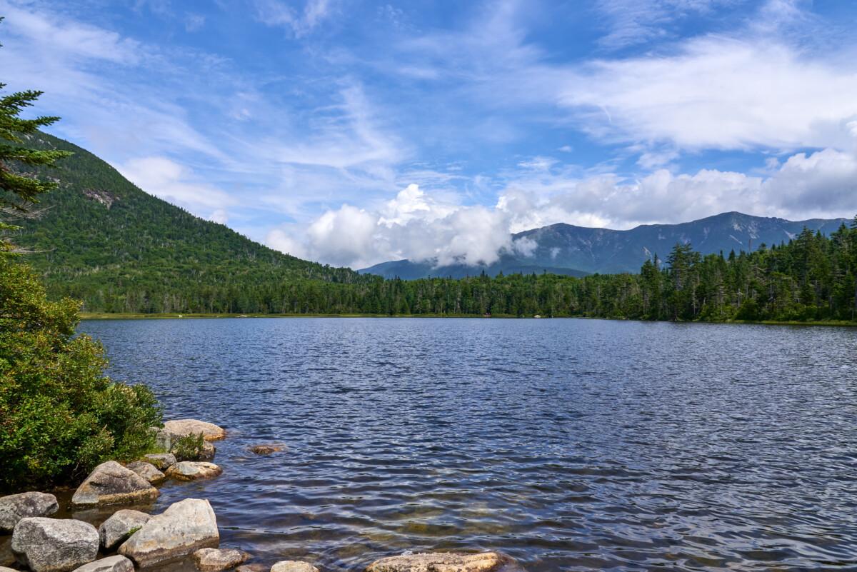 Lonesome Lake in Franconia Notch State Park