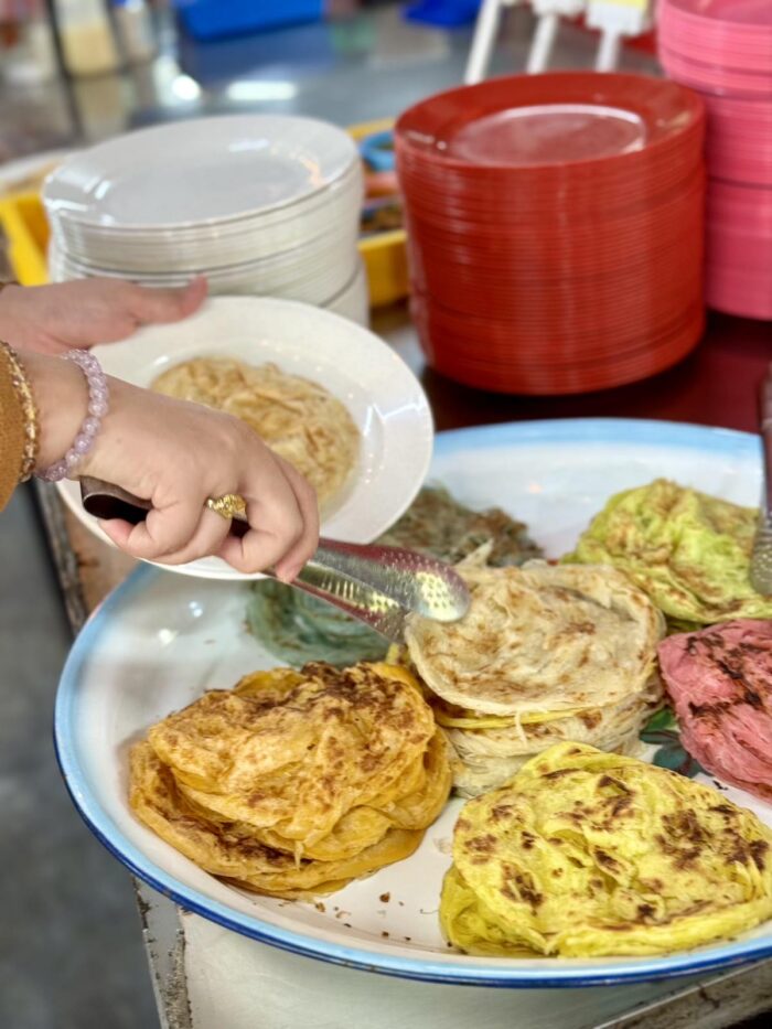 Freshly Cooked Roti Canai