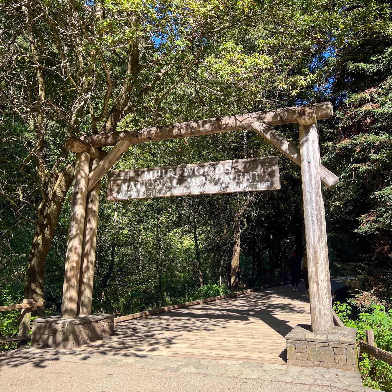 Entrance to Muir Woods National Monument