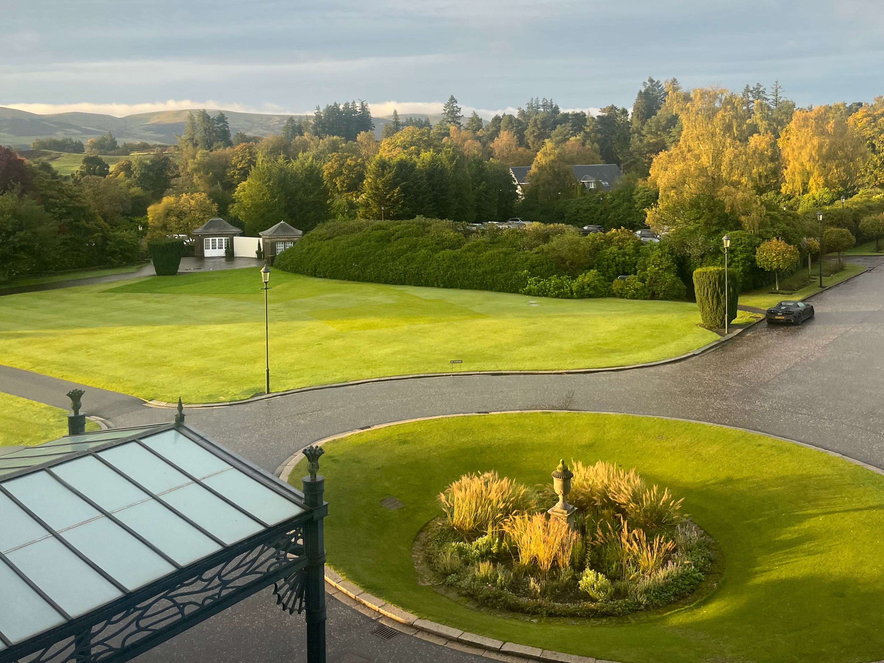 <p>The hotel and grounds are set among the stunning Ochil Hills in Perthshire </p>