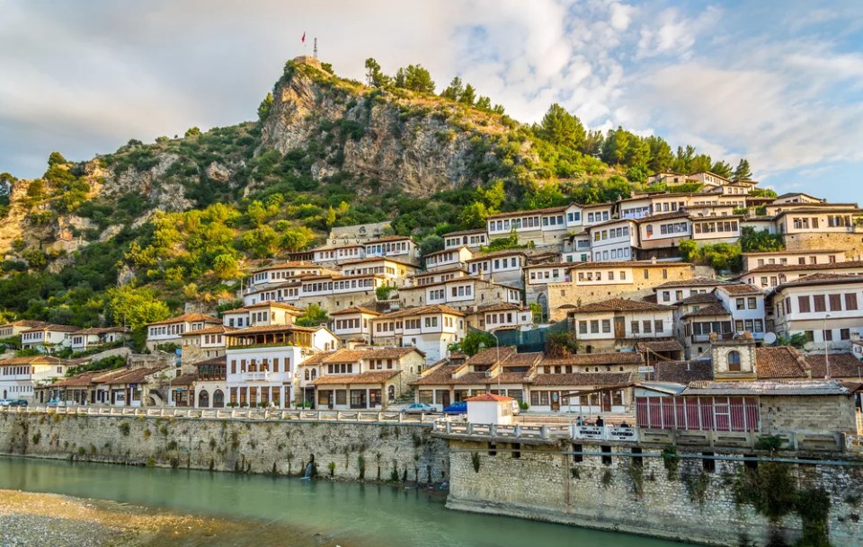 View at old city of Berat - Albania