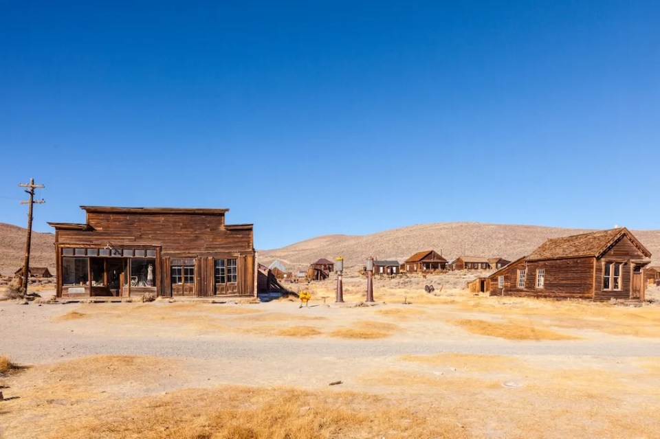 Bodie is a ghost town in the Bodie Hills east of the Sierra Nevada mountain