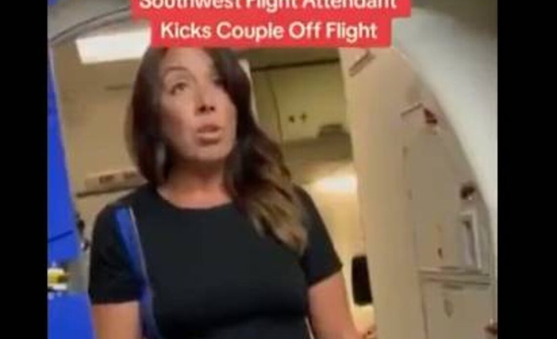 Flight attendant celebrated for barring apparently drunk passenger she spotted doing cartwheels in airport