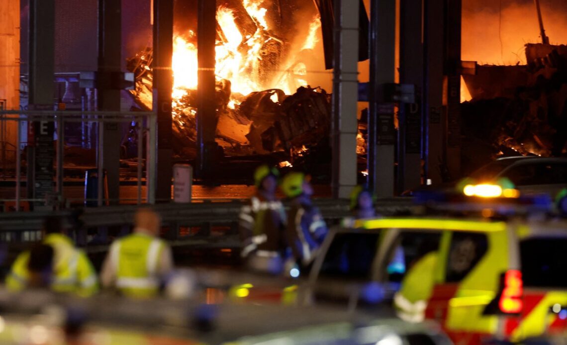 Is the Luton airport closed? How does fire affect passengers after multiple flights cancelled