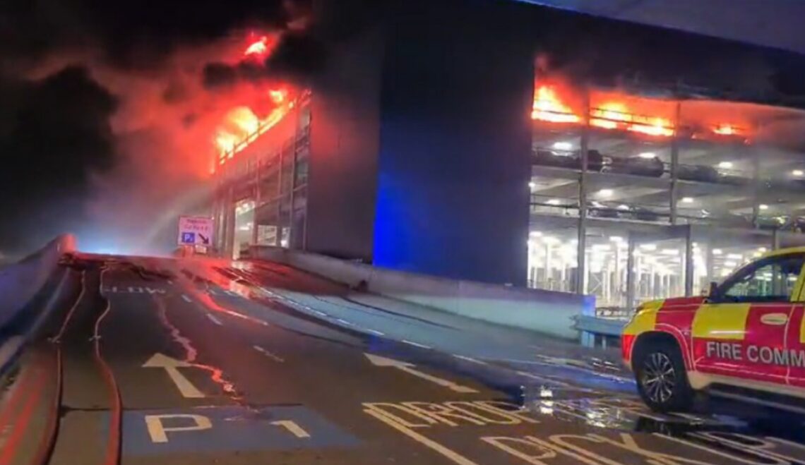 Luton Airport car fire: Flights suspended for most of day as 40,000 passengers affected and car park destroyed - live updates