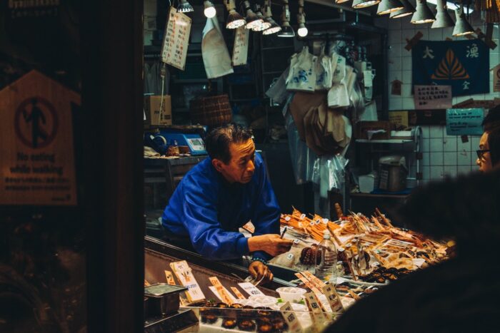 Nishiki Market in Kyoto by Romeo A via Unsplash