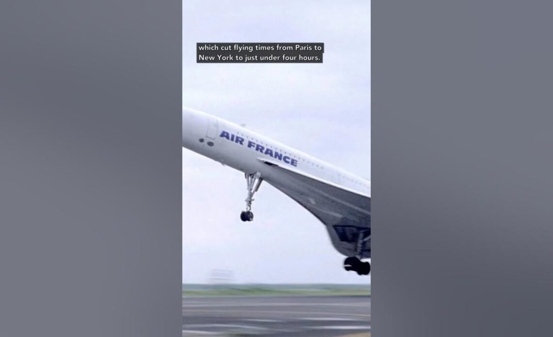 The Supersonic CONCORDE and other Air France fun facts #shorts