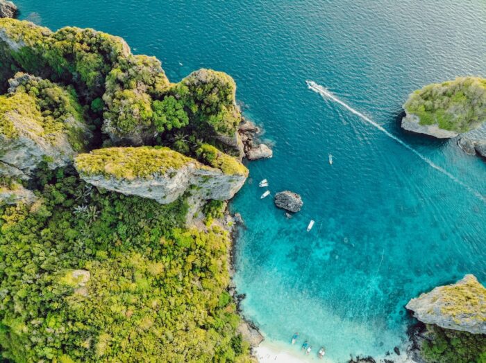 Phi Phi Islands, Krabi, Thailand by Miltiadis Fragkidis via Unsplash