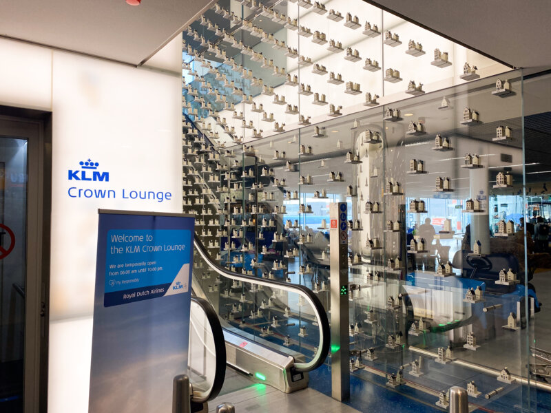 KLM Crown Lounge at Schiphol International Airport