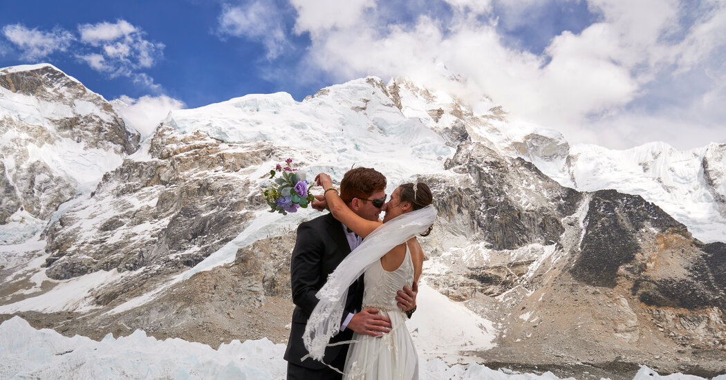 Weddings at the Edge of the World: on Mount Everest, the Rockies and in the Cozumel Channel.
