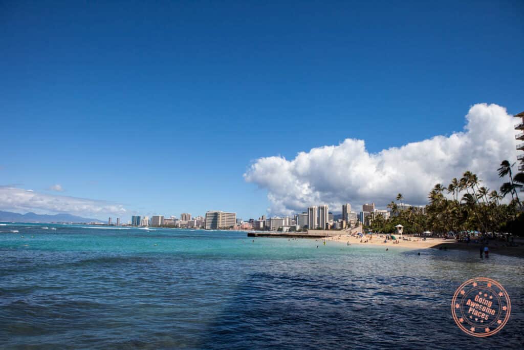 where to stay in oahu neighborhood guide with view of waikiki along the sans souci beach