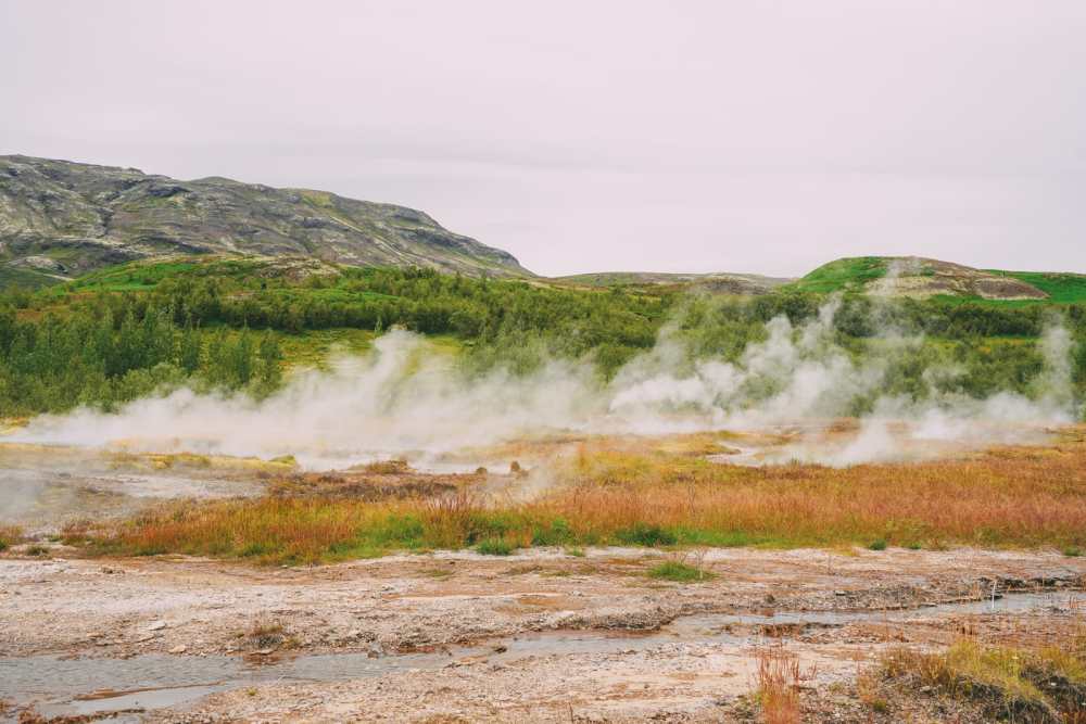 Visiting Geysir Hot Spring, Strokkur and Gullfoss Waterfall In The Golden Circle Of Iceland