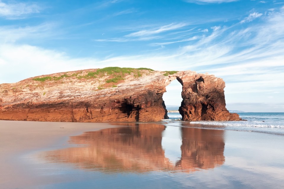 Beach of cathedrals, Galicia, Spain