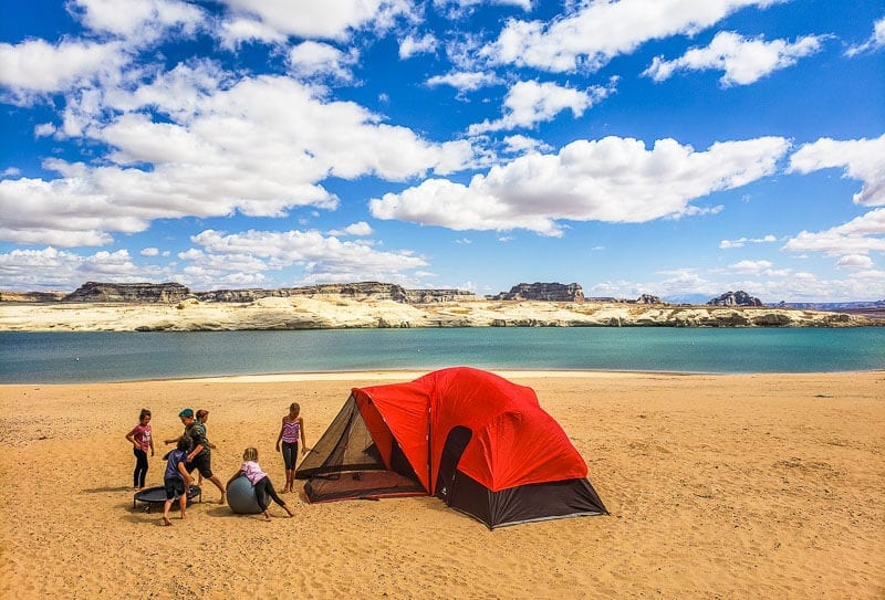 lone rock campground, Lake Powell