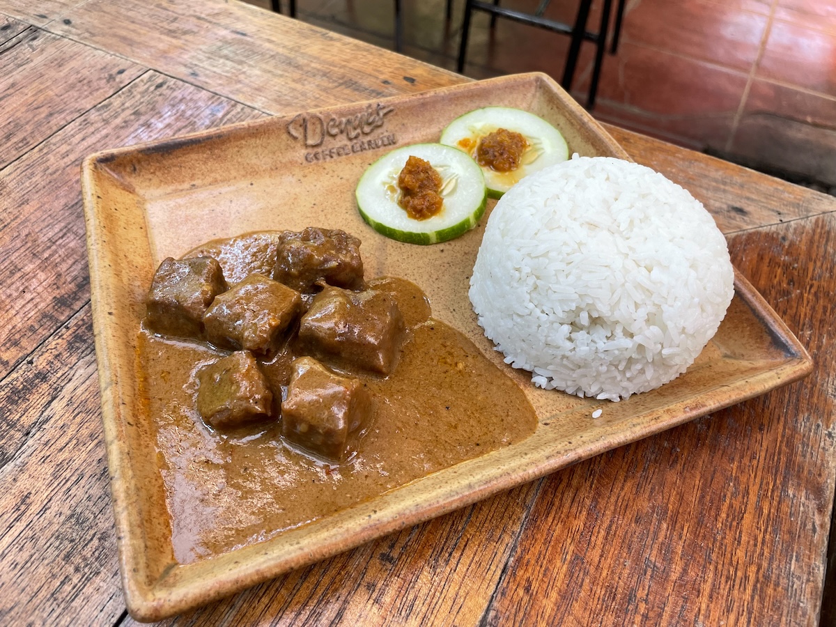 Beef Kulma comes with rice, Php 270