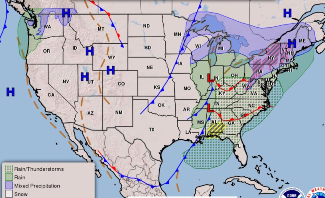 Holiday travel - live: Weather threatens massive delays before Thanksgiving