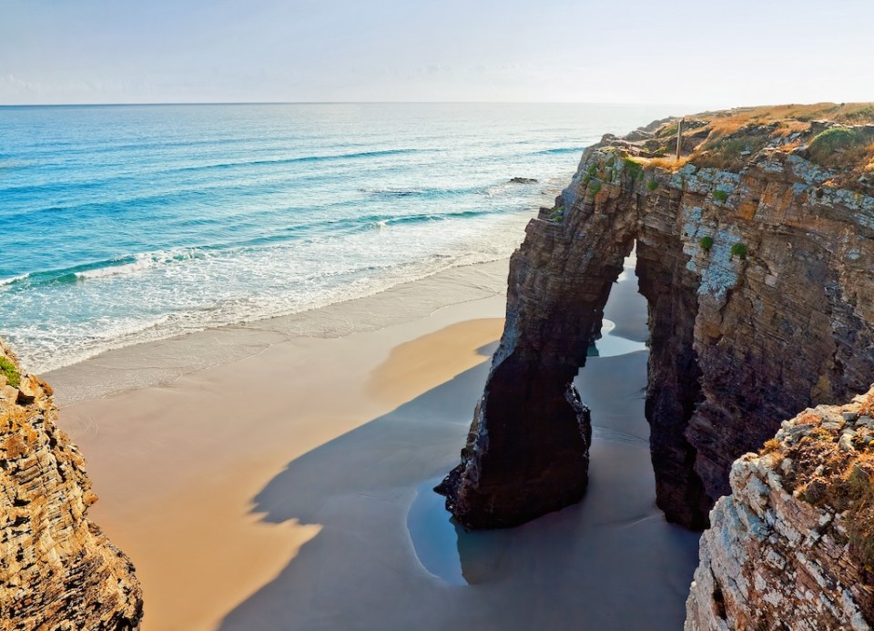 Beach of cathedrals, Galicia, Spain