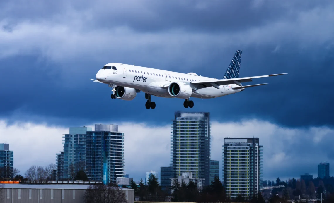 Porter Airlines Orders 25 More Embraer E195-E2 Jets