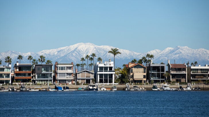 Panoramic view of Long Beach, California