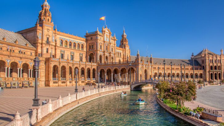 Plaza de Espana in Seville, Spain