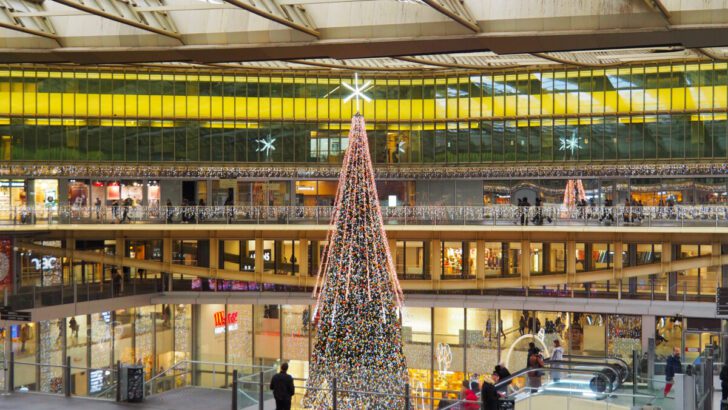 Christmas Tree at Les Halles, Paris