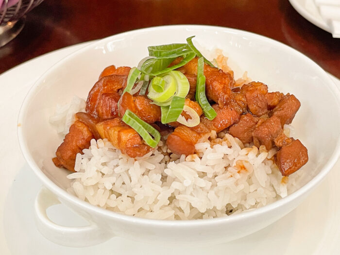 Minced braised pork made of Taiwan pork