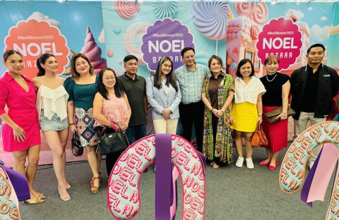 VIPs at Noel Bazaar opening at The Filinvest Tent